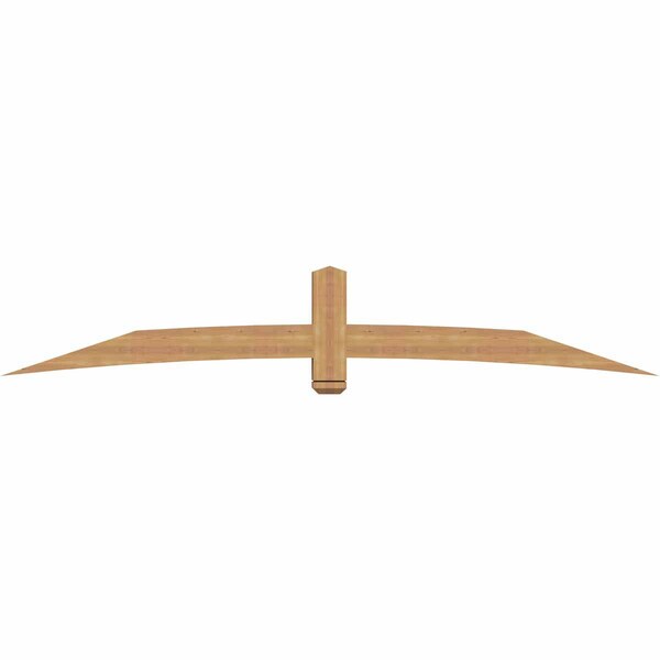 Ekena Millwork Bellingham Timber Gable Bracket, Western Red Cedar, 108"W x 18"H x 5 1/2"D x 5 1/2"F, 4/12 Pitch GBW108X18X0606BEL00SWR - main